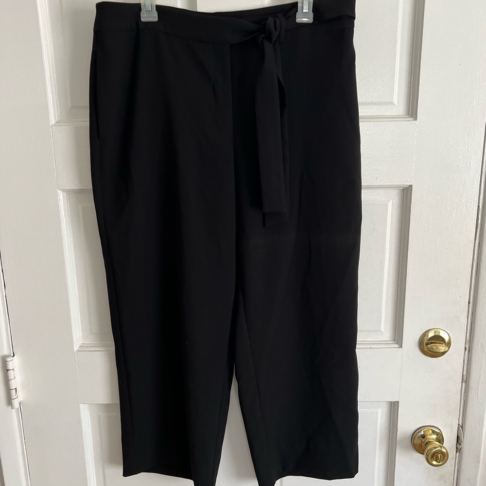 Rachel Roy Black Culottes Pant Size 12